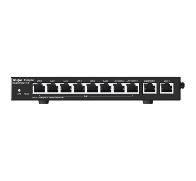Маршрутизатор Ruijie Reyee RG-EG310GH-P-E 10-портовый PoE с облачным управлением купити.