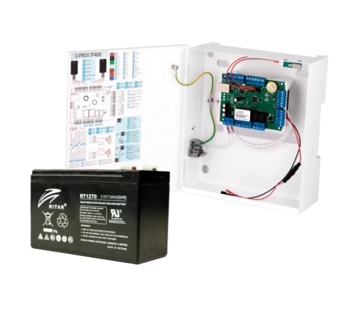 Комплект прилад доступу та акумулятор U-Prox IP400 IP + Ritar RT1270 купити.