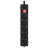 Мережевий фільтр Gembird SPG5-G-15B-PRO 4.5 м кабель 5 розеток