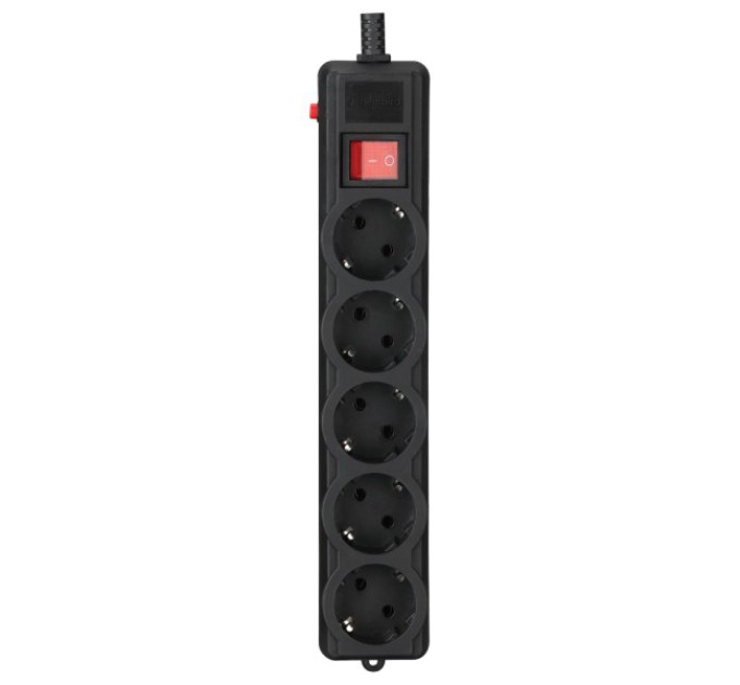Мережевий фільтр Gembird SPG5-G-15B-PRO 4.5 м кабель 5 розеток купити.