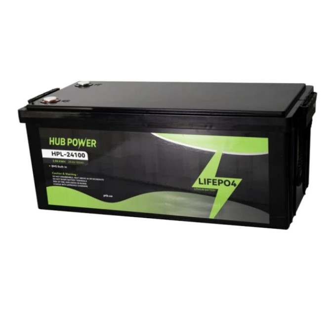 Акумуляторна батарея Hub Power HPL-24100 LiFePO4 24В/100А•ч купити.