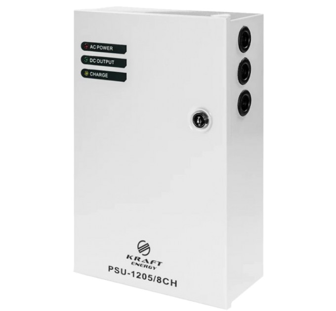Джерело безперебійного живлення Kraft PSU-1205/8CH купити.