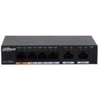 4-портовий РоЕ комутатор Dahua DH-PFS3006-4GT-60