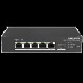 Комутатор 4 порти керований Hikvision DS-3T1306P-SI/HS PoE купити.