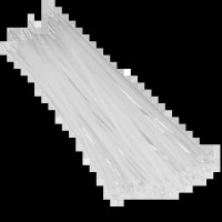 Хомут білий Courbi 370х4,8 (100шт)