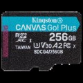 Модуль флеш-пам'яті KINGSTON 256GB microSDXC Canvas Go Plus Gen4 200R купити.