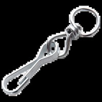 Карабін пружинний з вертлюгом APRO 100мм оц. (10 шт.)