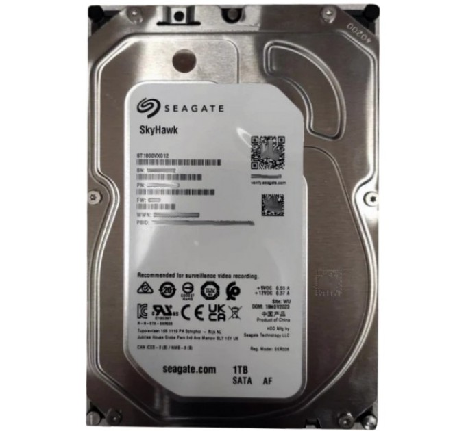 Жорсткий диск внутрішній Seagate SkyHawk ST1000VX012 1Тб купити.