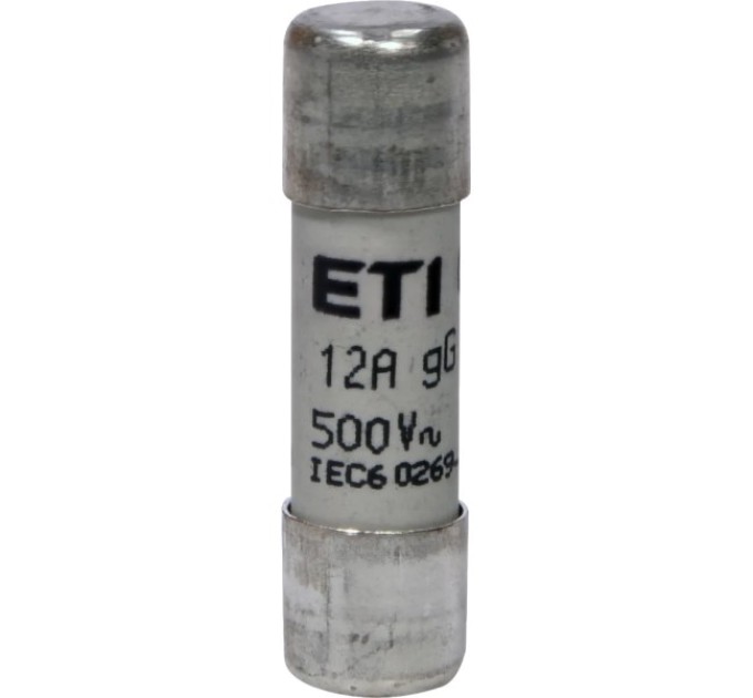 Запобіжник ETI CH10x38 gG 12A 500V купити.