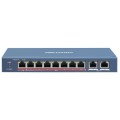 8-портовий некерований POE комутатор Hikvision Hikvision DS-3E0310HP-E