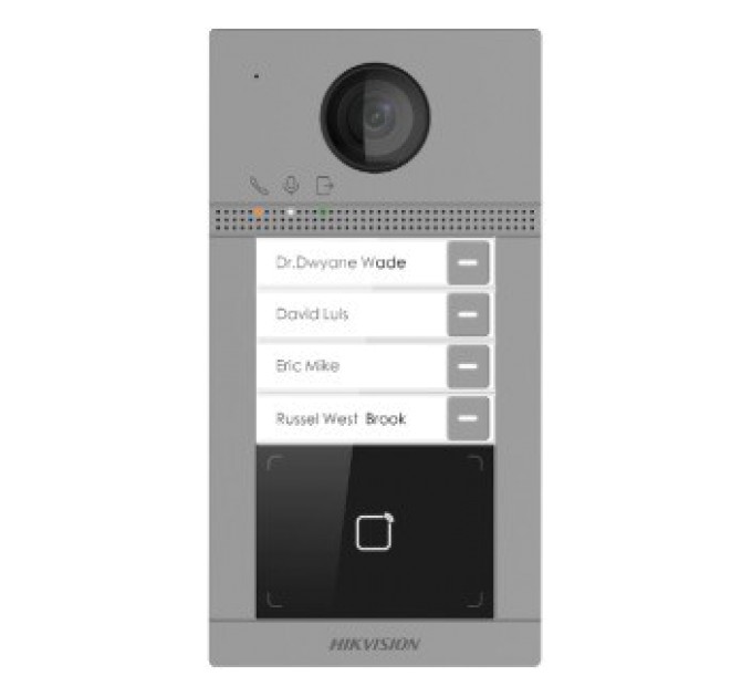 2Мп IP виклична панель з Wi-Fi DS-KV8413-WME1(B)/Surface/Flush купити.