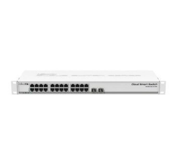 24-портовий керований комутатор MikroTik MikroTik CSS326-24G-2S+RM купити.