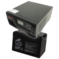 Комплект ДБЖ + АКБ MUST EP20-R1000W + LFP12.8V100AH G24