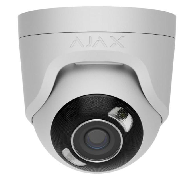 IP відеокамера Ajax TurretCam HL (8 Mp/2.8 mm) white купити.