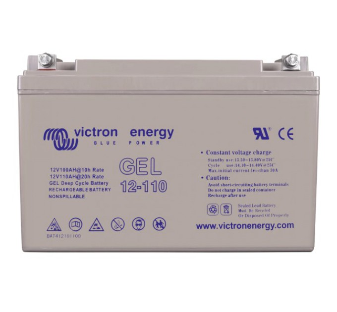 Свинцево-кислотна акумуляторна батарея Victron Energy Gel 12-110 110A•ч 12В гелевая купити.