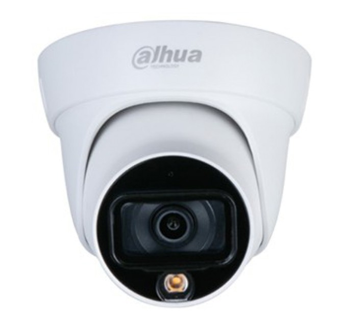 2Мп HDCVI відеокамера Dahua з вбудованим мікрофоном DH-HAC-HDW1239TLP-A-LED (2.8мм) купити.