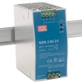 Блок живлення Mean Well NDR-240-24 24В 10А на Din-рейке купити.
