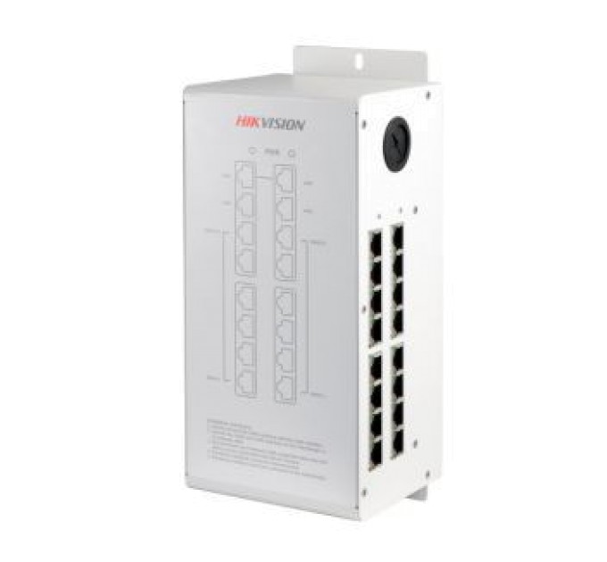 PoE комутатор для IP систем Hikvision DS-KAD612 купити.