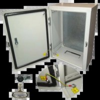 Бокс монтажний навісний метал. замок+монт. панель BW t=1,2-(300х400х150) IP65 У2