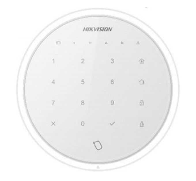 Бездротова клавіатура Hikvision Hikvision DS-PKA-WLM-868-White купити.