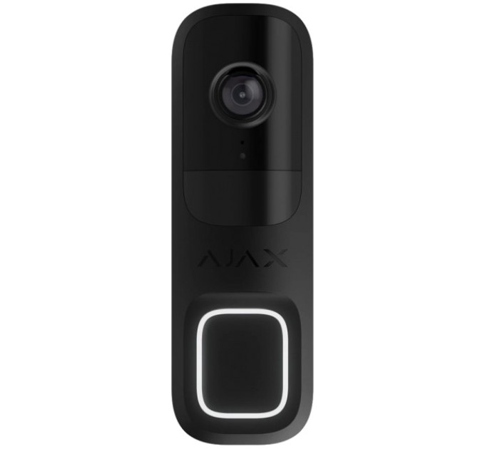 Відеодзвінок Ajax Doorbell black RAL 9005 купити.