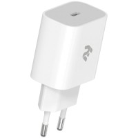 Зарядний пристрій мережевий 20Вт білий 2E USB-C PD