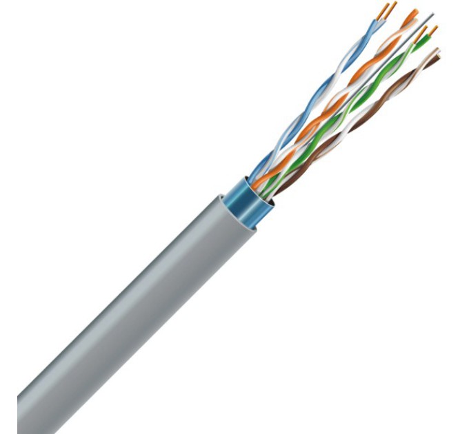 Кабель FTP мідь внутрішній ЗЗКМ Cat. 6 F/UTP 4x2x23 305м купити.