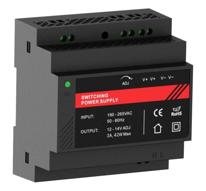 Джерело безперебійного живлення Kraft PSU-1203DIN(P) купити.