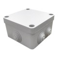 Коробка розподільна з кабель-вводами COURBI 100x100x50 серая
