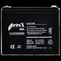 Акумулятор гелевий 12В 75А•год Trinix Trinix TGL12V75Ah/20Hr
