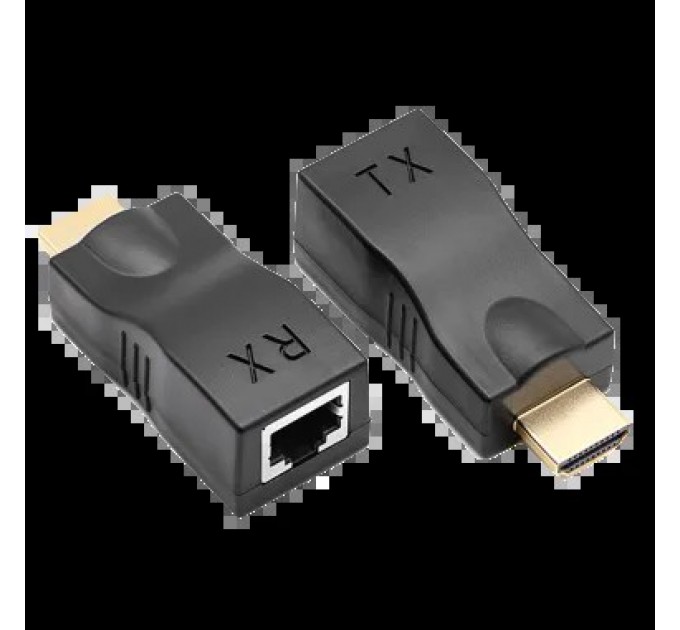 Пасивний подовжувач HDMI сигналу по UTP кабелю Voltronic 30 м 720P-cat5e, 1080P-cat6e купити.