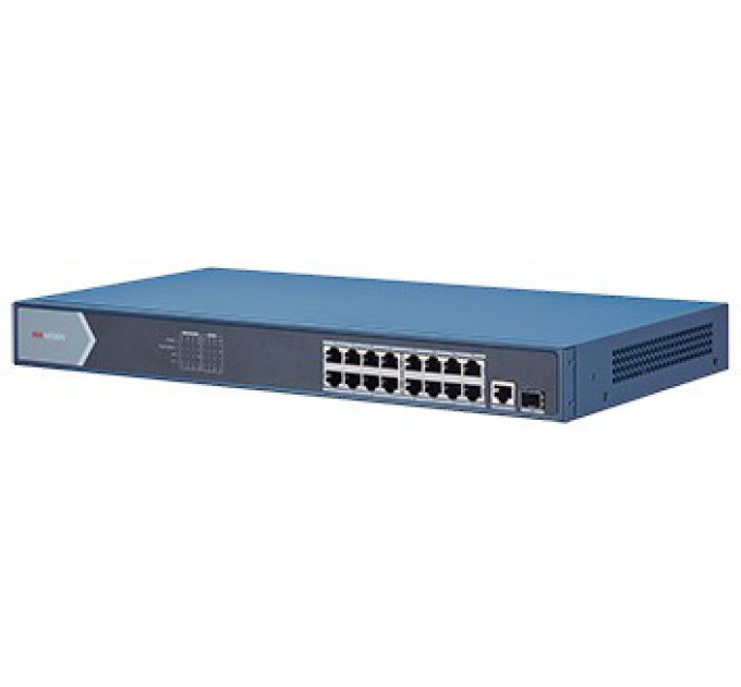 16-портовий гігабітний некерований PoE DS-3E0518P-E купити.