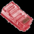 Конектор (100 шт/уп.) Ritar RJ-45 8P8C UTP Cat-5 Q100 Red купити.