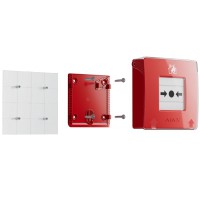 Сповіщувач Ajax Manual Call Point (Red) (8EU) ASP ручной пожарный