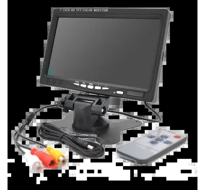 Монітор для відеоспостереження  TFT 7", AV, 1024*600ips, 12V, BOX купити.