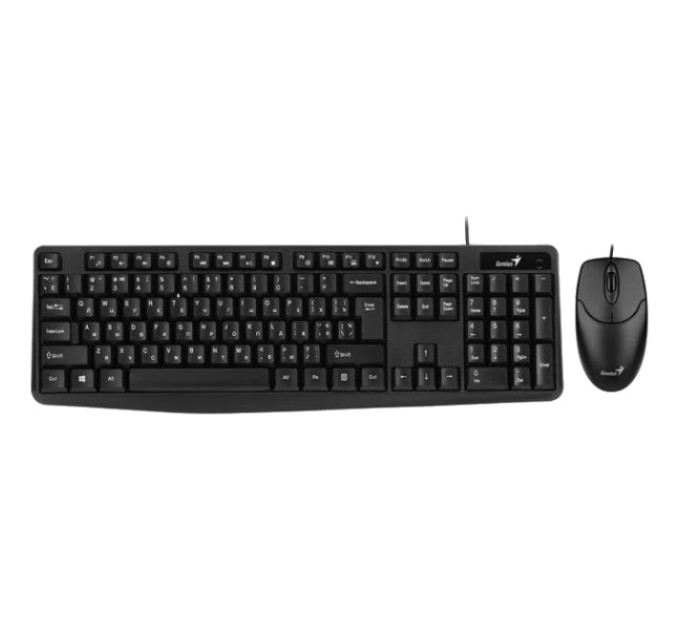Комплект (клавіатура + миша) Genius KM-170 Black Ukr (31330006409) купити.