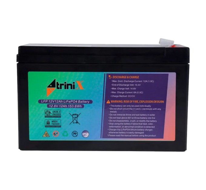 Акумуляторна батарея TRINIX LFP 12V12Ah LiFePo4