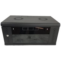 Шафа EServer 4U 600х350х284, стекло, чорная