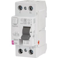 Реле диференційне (ПЗВ) ЕТІ 2р EFI6-P2 16/0,03 тип AC (6kA)