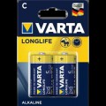 Батарейка VARTA LONGLIFE C BLI 2 ALKALINE