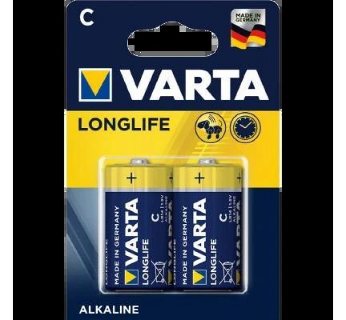 Батарейка VARTA LONGLIFE C BLI 2 ALKALINE