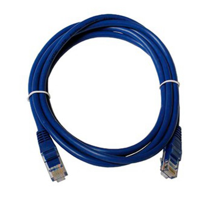 Патчкорд (для внутрішньої прокладки) 2м  UTP Cat5E Blue купити.