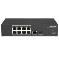 Комутатор 8 портів керований Hikvision DS-3T1310P-SI/HS PoE