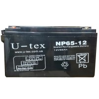 Акумулятор U-tex 12В / 65 Ah