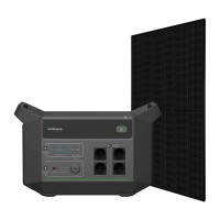 Система автономного живлення однофазна HYXiPower HYX-EA2500 + Canadian Solar CS6R-395MS Full Black