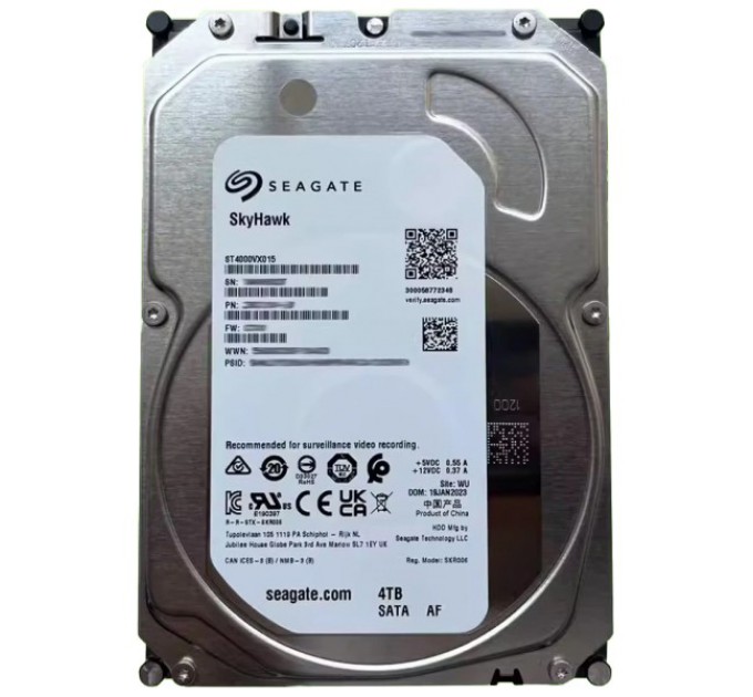 Жорсткий диск внутрішній SEAGATE SkyHawk ST4000VX015 4Тб купити.