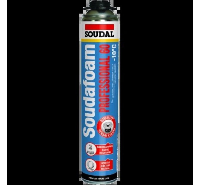 Піна монтажна зимова SOUDAL Soudafoam Gun P60 750мл купити.