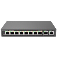 8-портовий настільний некерований PoE комутатор Ruijie Reyee RG-ES110D-P