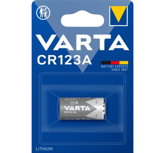 Батарейка Varta CR 123A BLI 1 LITHIUM