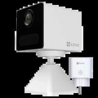 Комплект камера та розетка Ezviz CS-CB2 (1080P,WH)+CS-T30-10B-EU